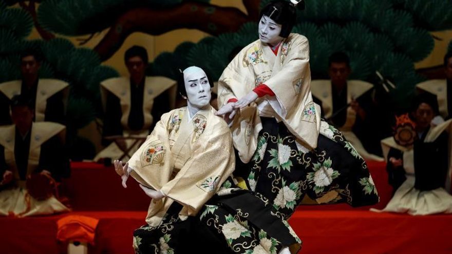 Los Nakamura, conocedores del teatro kabuki "desde antes de nacer", en los Teatro del Canal