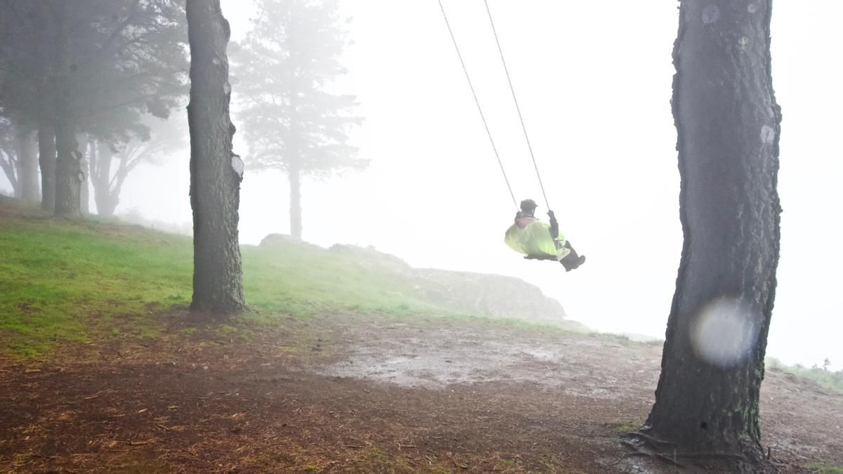 Columpio en el  Balcón de Extremadura