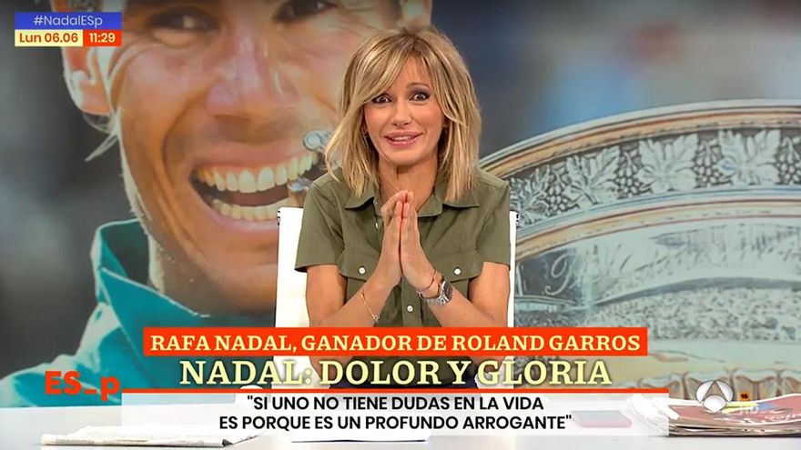 Susanna Griso, emocionada con Rafa Nadal: "¡Llevo 25 años pidiendo esta entrevista!"