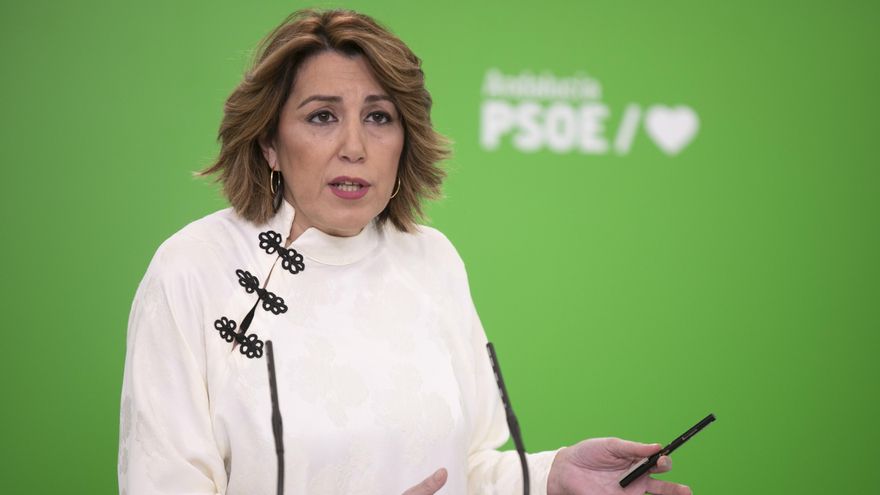 Susana Díaz se atrinchera ante el avance sanchista: "No existe la vía Iceta. Si quieren el PSOE andaluz, tendrán que pelearlo en primarias"