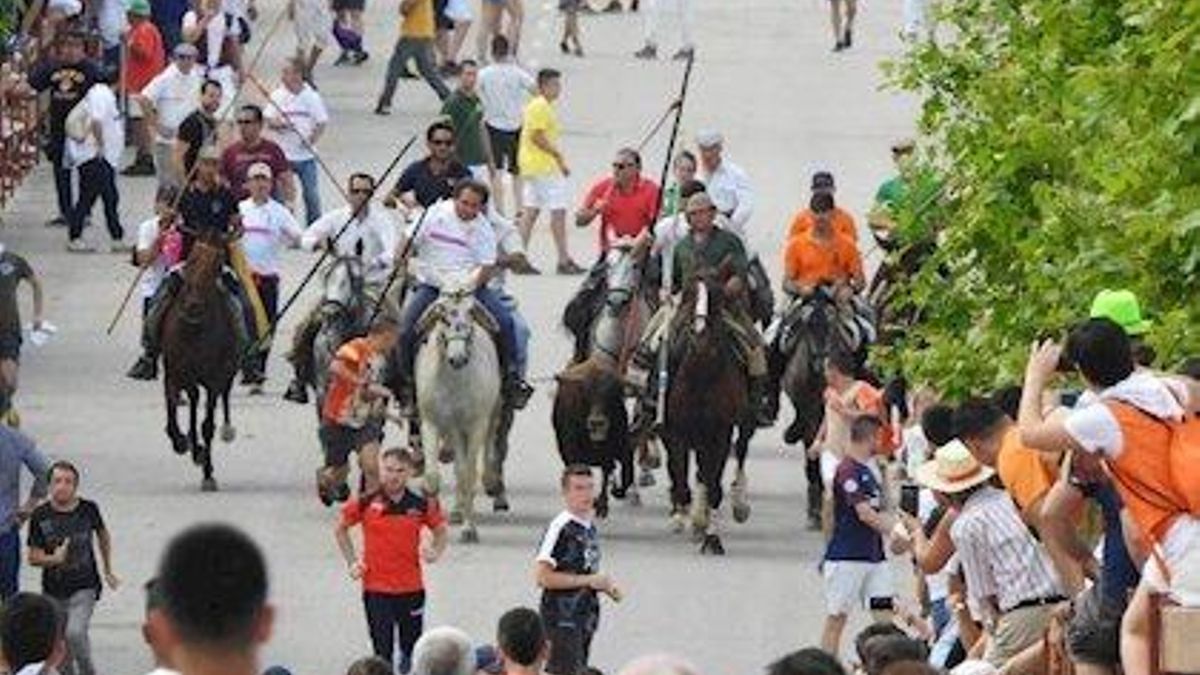 La Saca de San Juan de Soria finaliza con 13 heridos por novillos y nueve traslados al hospital