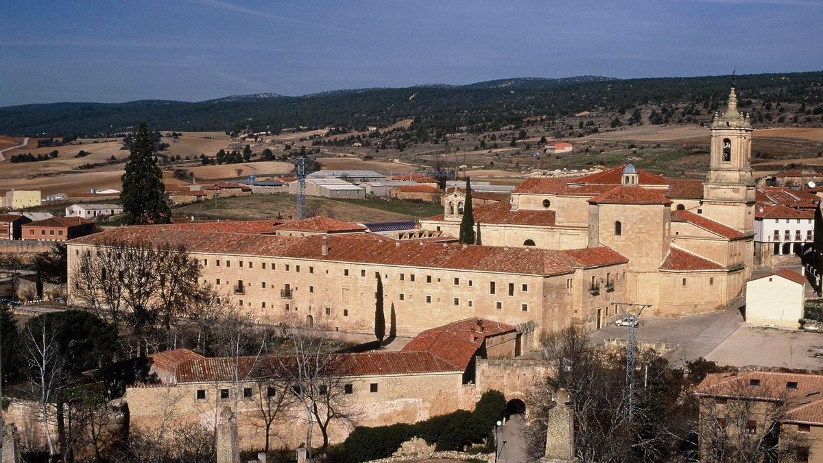 Vista aérea del Monasterio de Santo Domingo de Silos