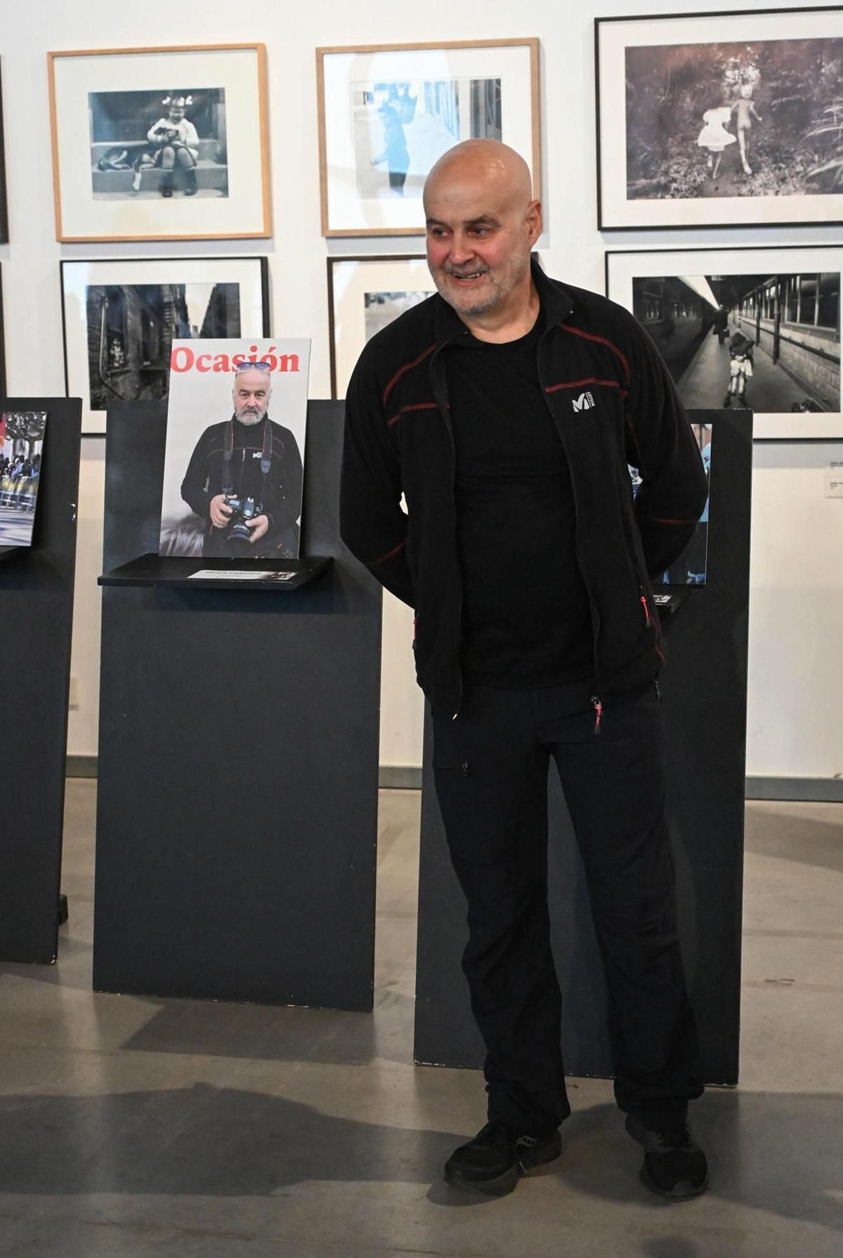 El hasta ahora decano de los fotógrafos periodistas gráficos leoneses, Mauricio Peña.