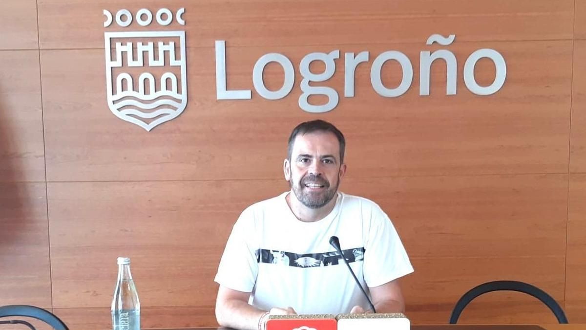 El concejal del PSOE en Logroño, Iván Reinares