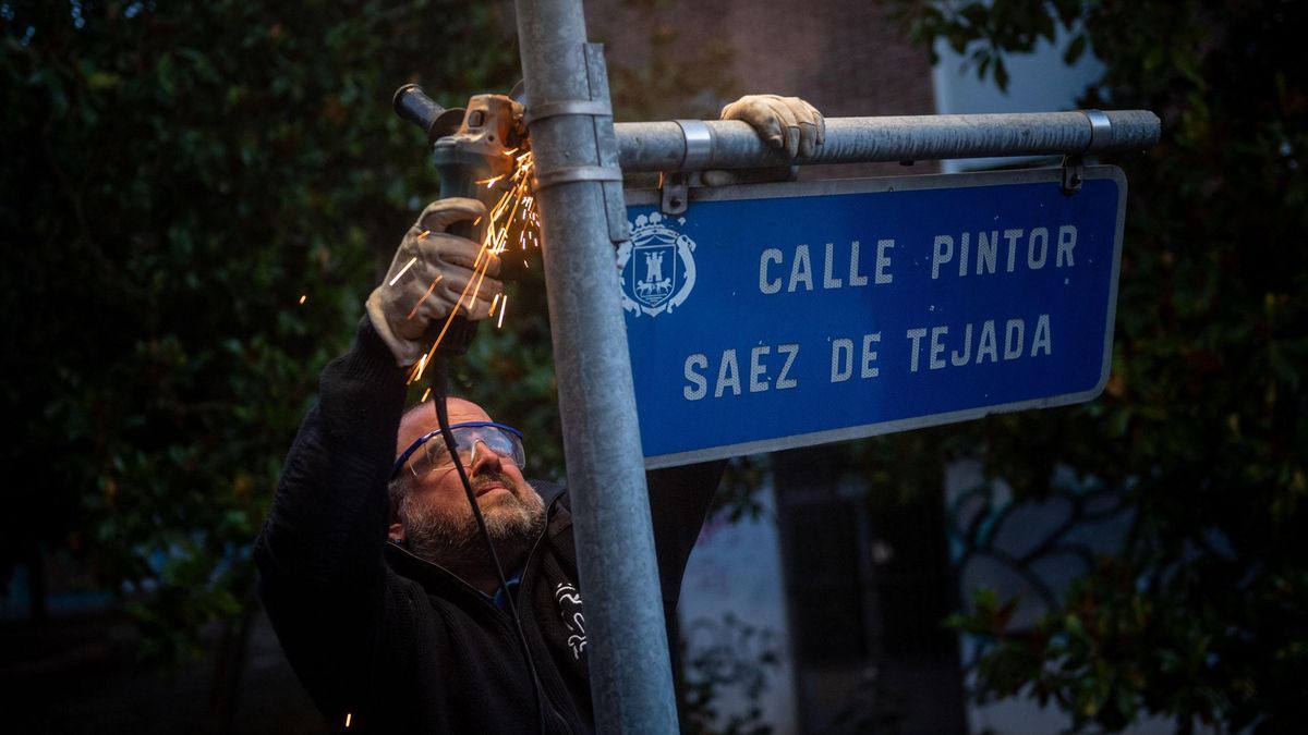 Vitoria retira dos calles franquistas, la del propagandista Sáez de Tejada y la del militar golpista Vicente Abréu