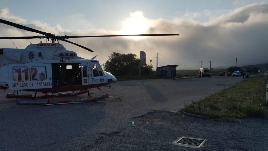 Helicóptero del Gobierno de Cantabria.-ARCHIVO