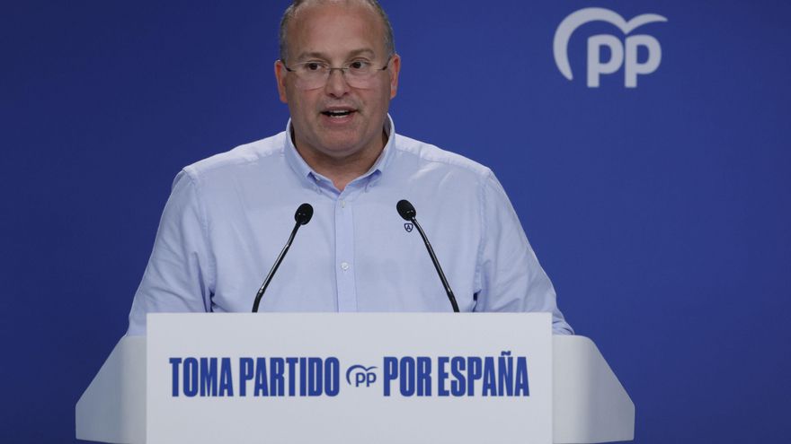 El secretario general del Partido Popular, Miguel Tellado en una imagen de archivo. EFE/ Zipi Aragon