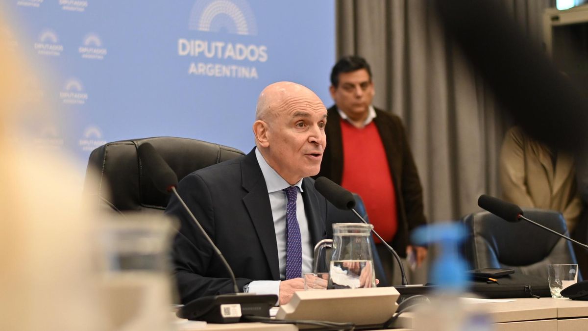 José Luis Espert presidió la comisión