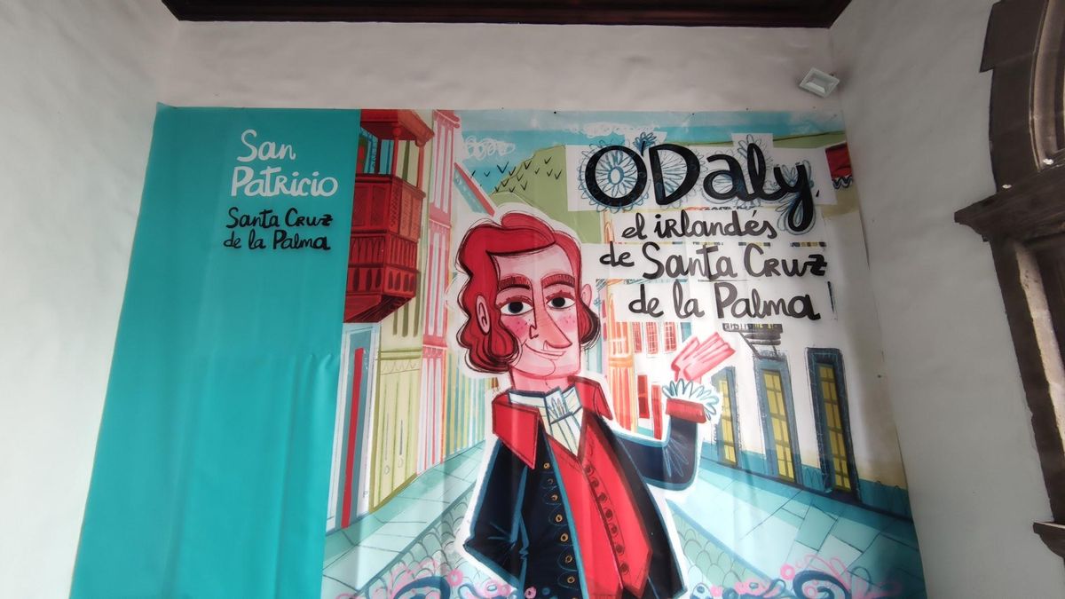 Atrio del Ayuntamiento de Santa Cruz de La Palma.