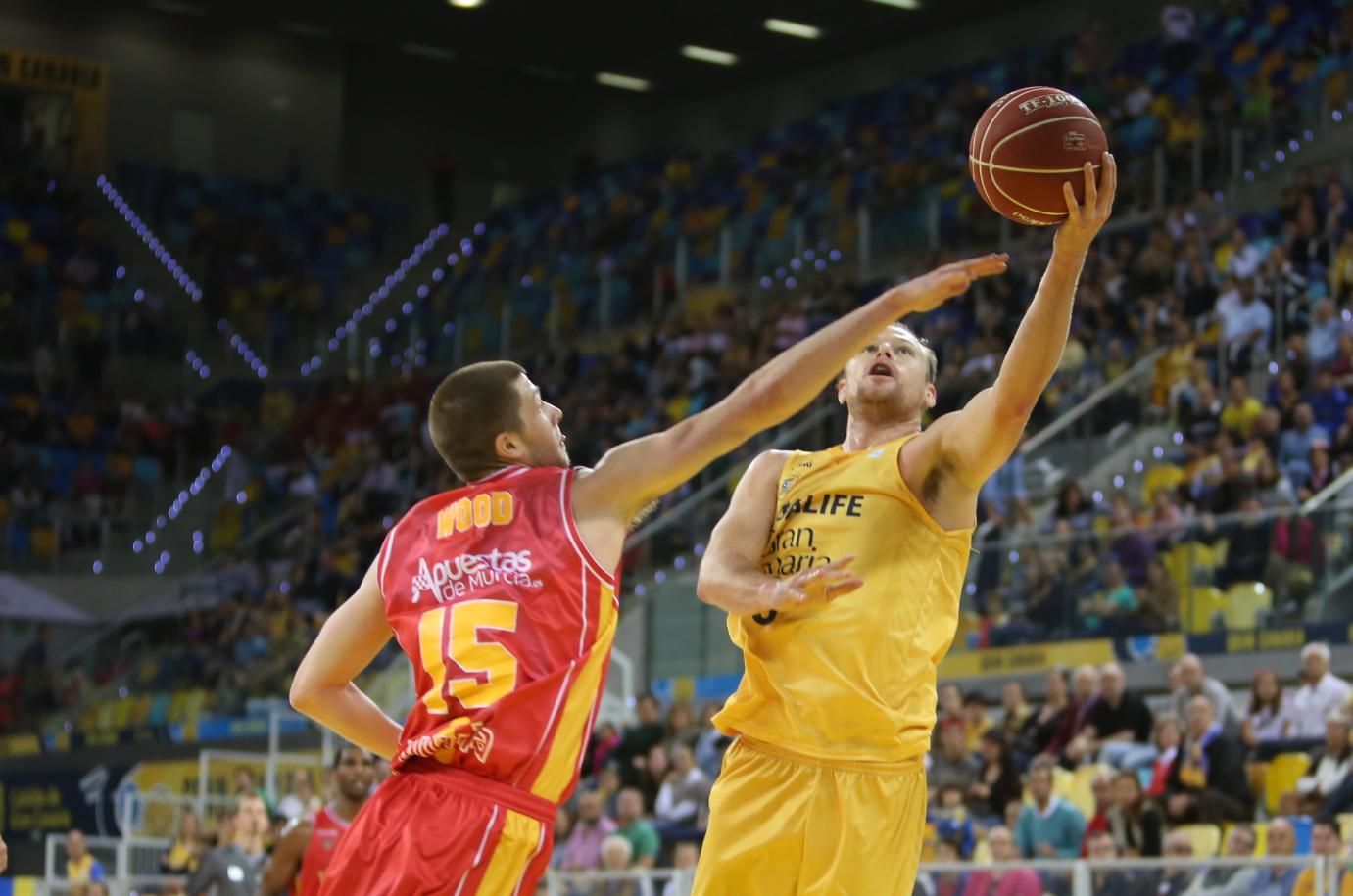 Imágenes del encuentro entre el Herbalife Gran Canaria y el UCAM Murcia en el Gran Canaria Arena. (Alejandro Ramos).