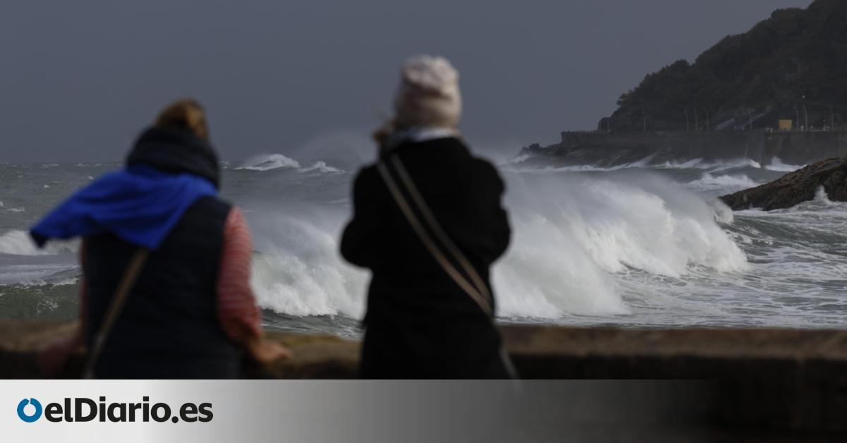 La Aemet prevé un viernes de mucho viento, nieve en Pirineos y lluvias en Galicia