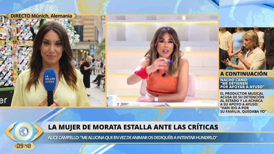 Ana Terradillos defiende a Morata tras el pase de España a la final de la Eurocopa: "¡Que les zurzan a todos!"