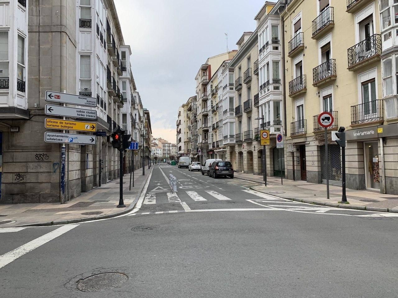 La calle San Antonio de Vitoria