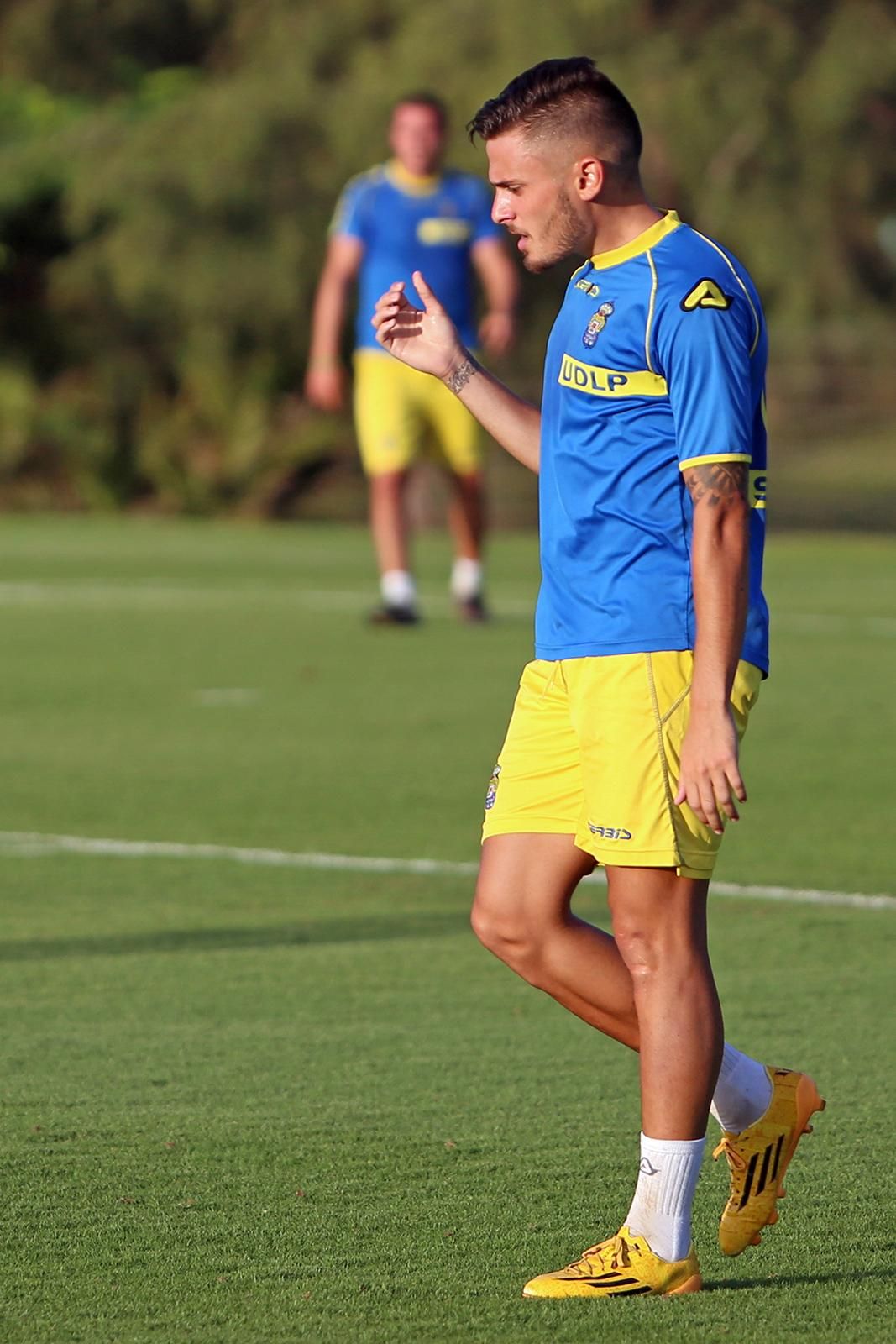 Artiles. Entrenamento de la UD Las Palmas. (ALEJANDRO RAMOS)