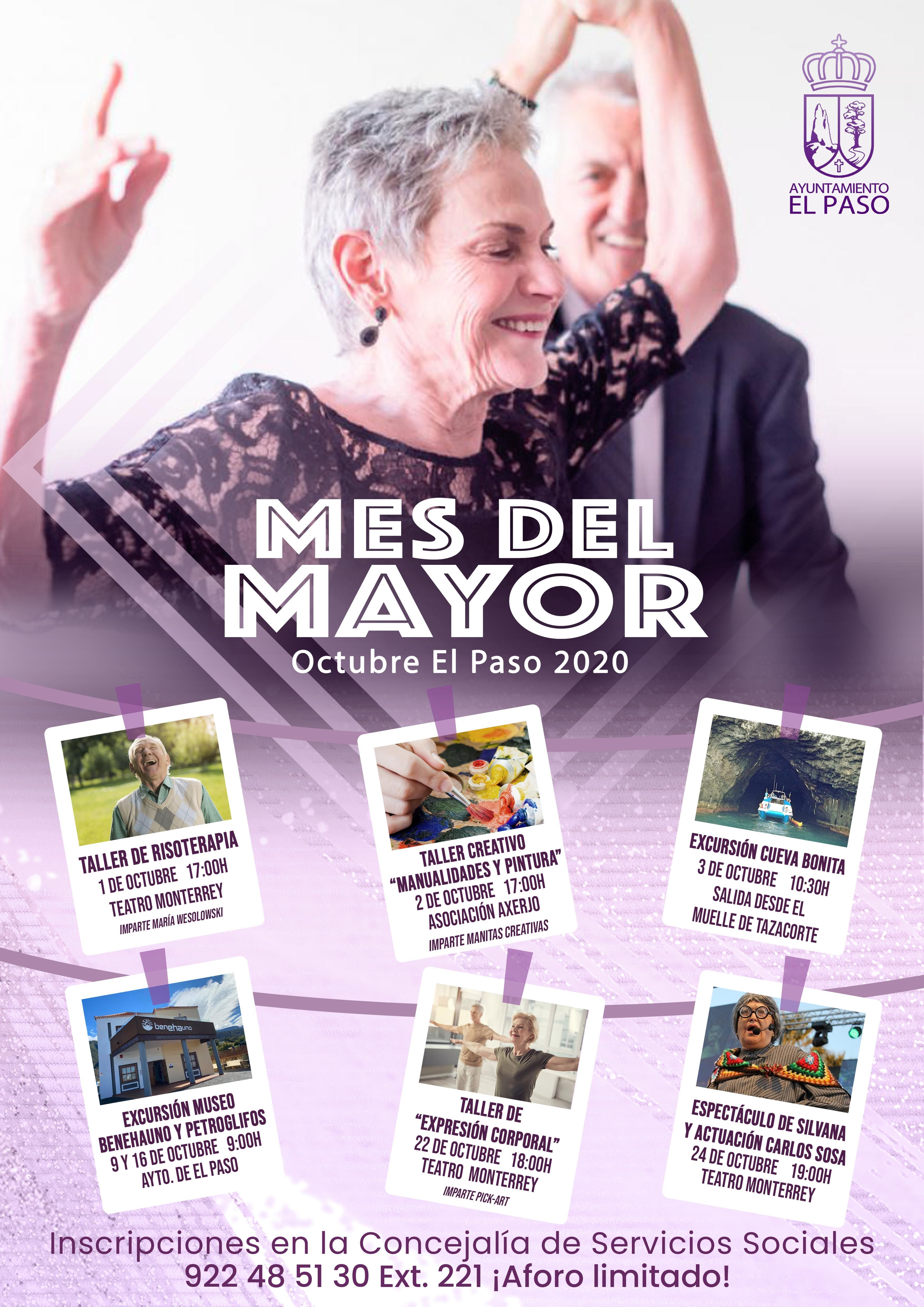 Cartel del Mes del Mayor en El Paso.