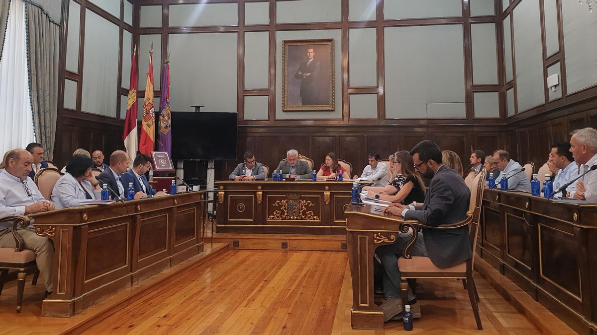 Pleno en la Diputación de Guadalajara.