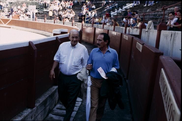 El periodista Manolo Molés, en 1998