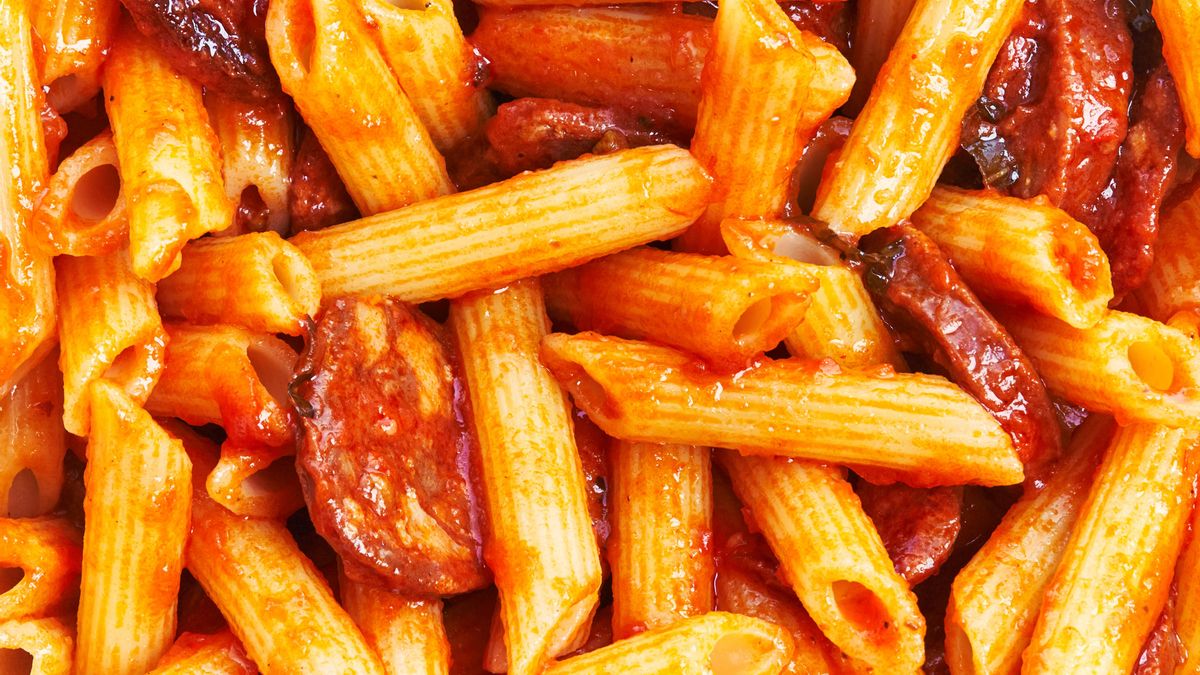 Macarrones con chorizo