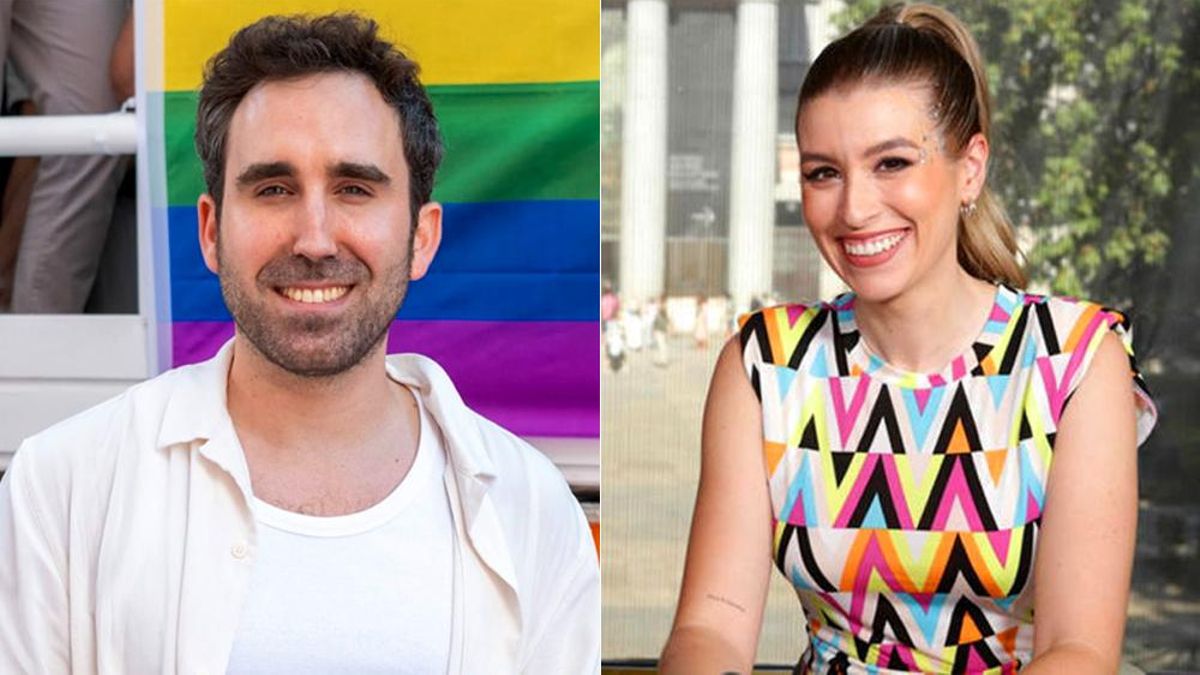 Aitor Albizua y Eva Soriano en el Orgullo 2024