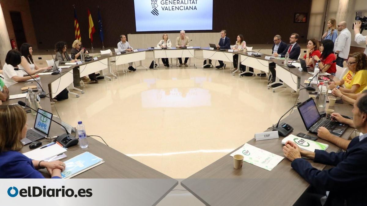 El Gobierno valenciano trata de aprovechar el desgaste de siete días de huelga para imponer su propuesta a la baja para los docentes