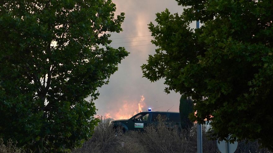 Castilla y León rebaja a nivel 1 el peligro del incendio de Castrillo de los Polvazares
