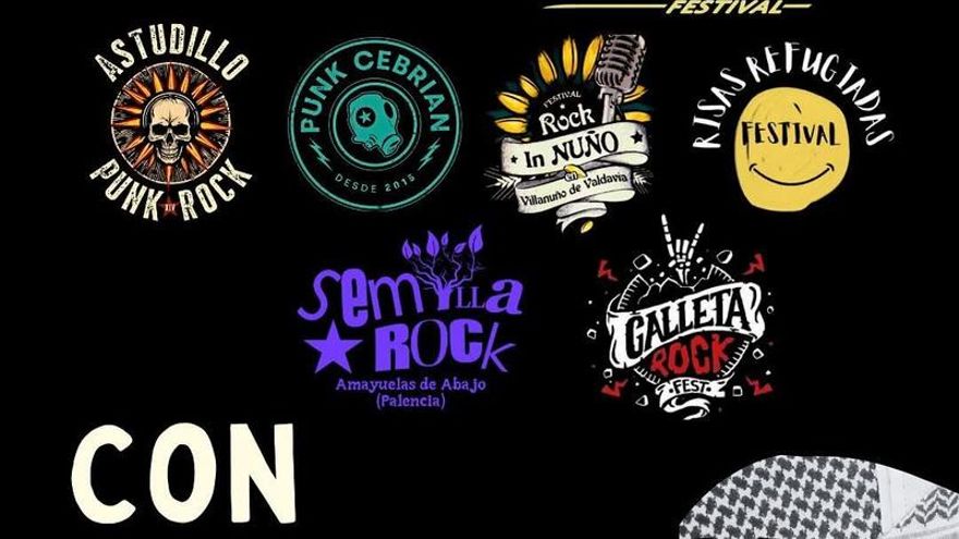 Los festivales de rock de Palencia inician una campaña de concienciación solidaria por Palestina