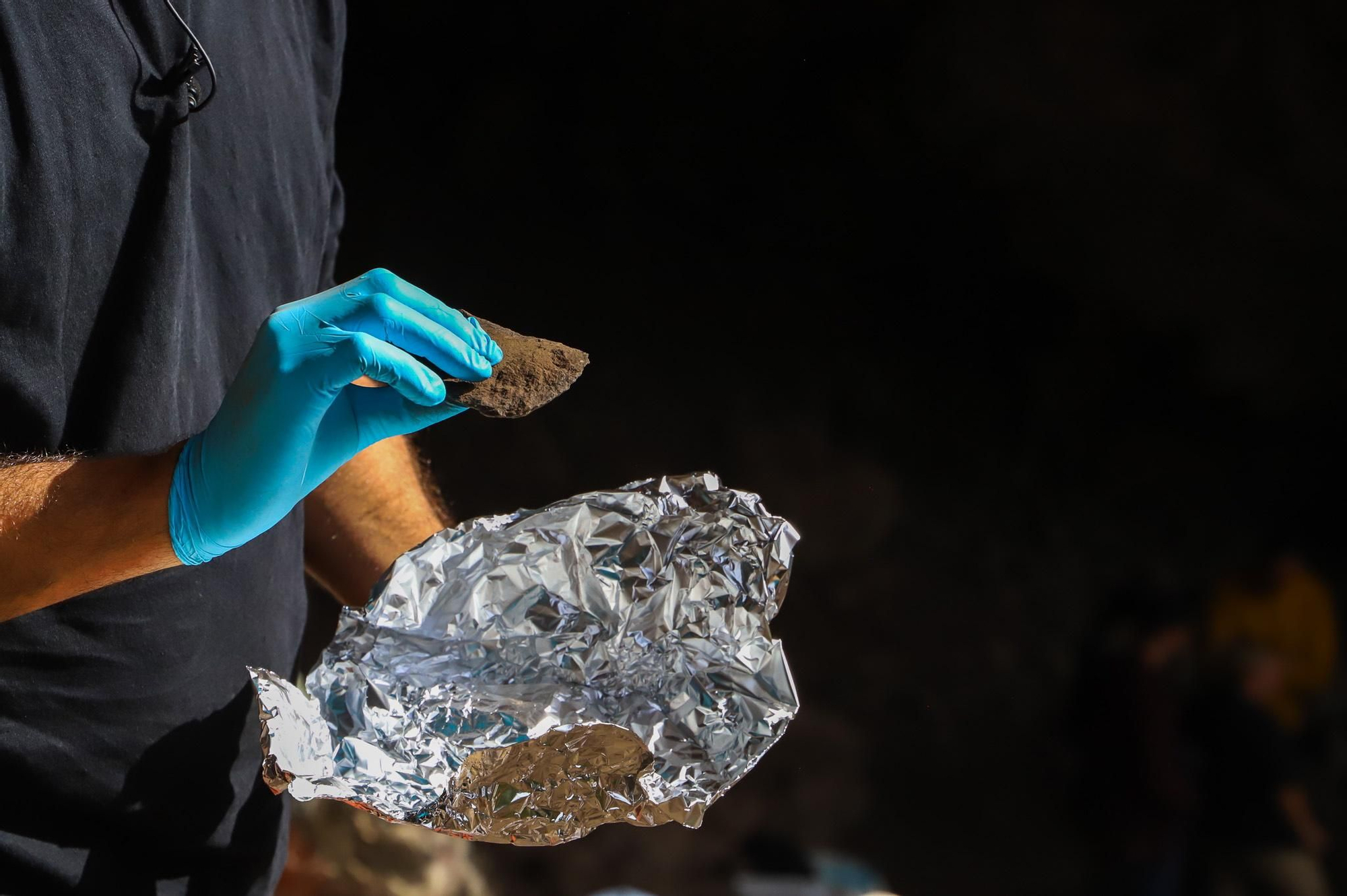 Los primeros pobladores de Canarias habitaron la cueva de El Tendal desde el siglo 3 d.C. LUIS GONZÁLEZ MORERA/EFE