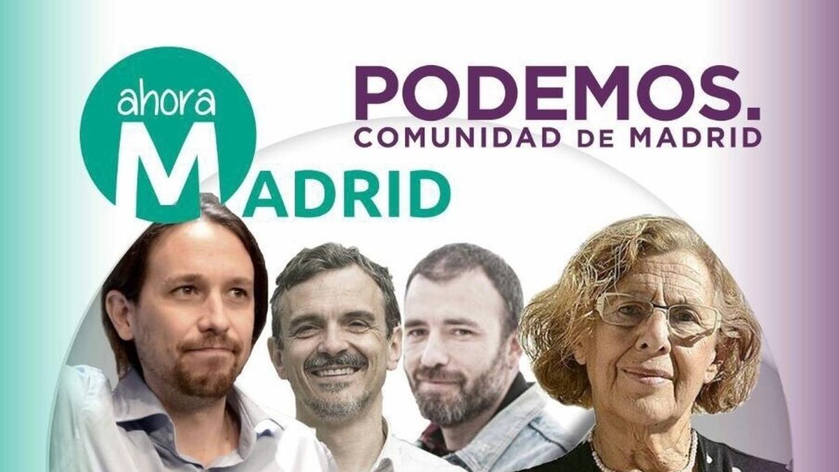 Pablo Iglesias y Manuela Carmena celebran su primer mitin conjunto el miércoles en Madrid