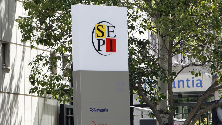 Vista exterior de la sede central de la Sociedad Estatal de Participaciones Industriales (SEPI). EFE/Javier López/Archivo