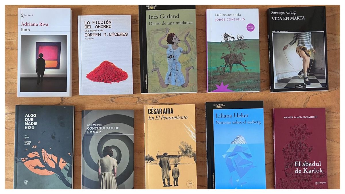 Los diez libros finalistas fueron escritos por autores de Argentina y publicados durante 2024.