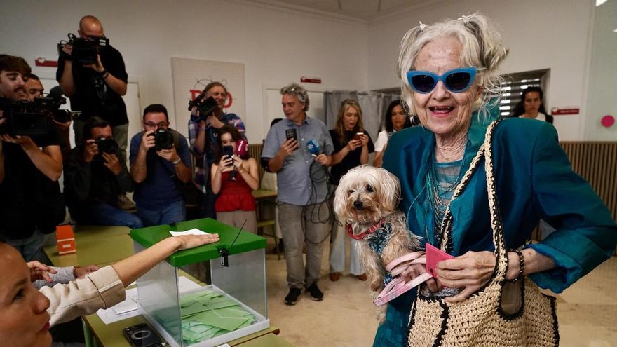 Imagen de la jornada electoral a 17 de mayo de 2026 en Málaga
