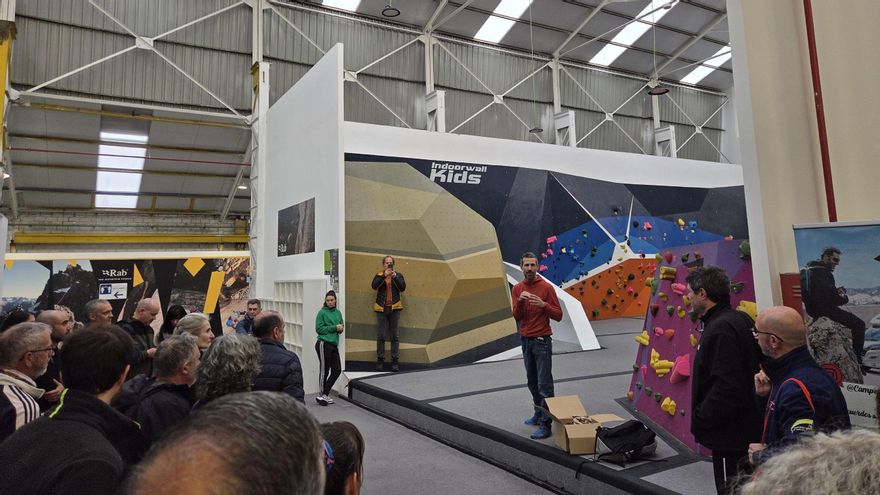 Jordi Cruz durante el evento celebrado en Indoorwall Getafe.