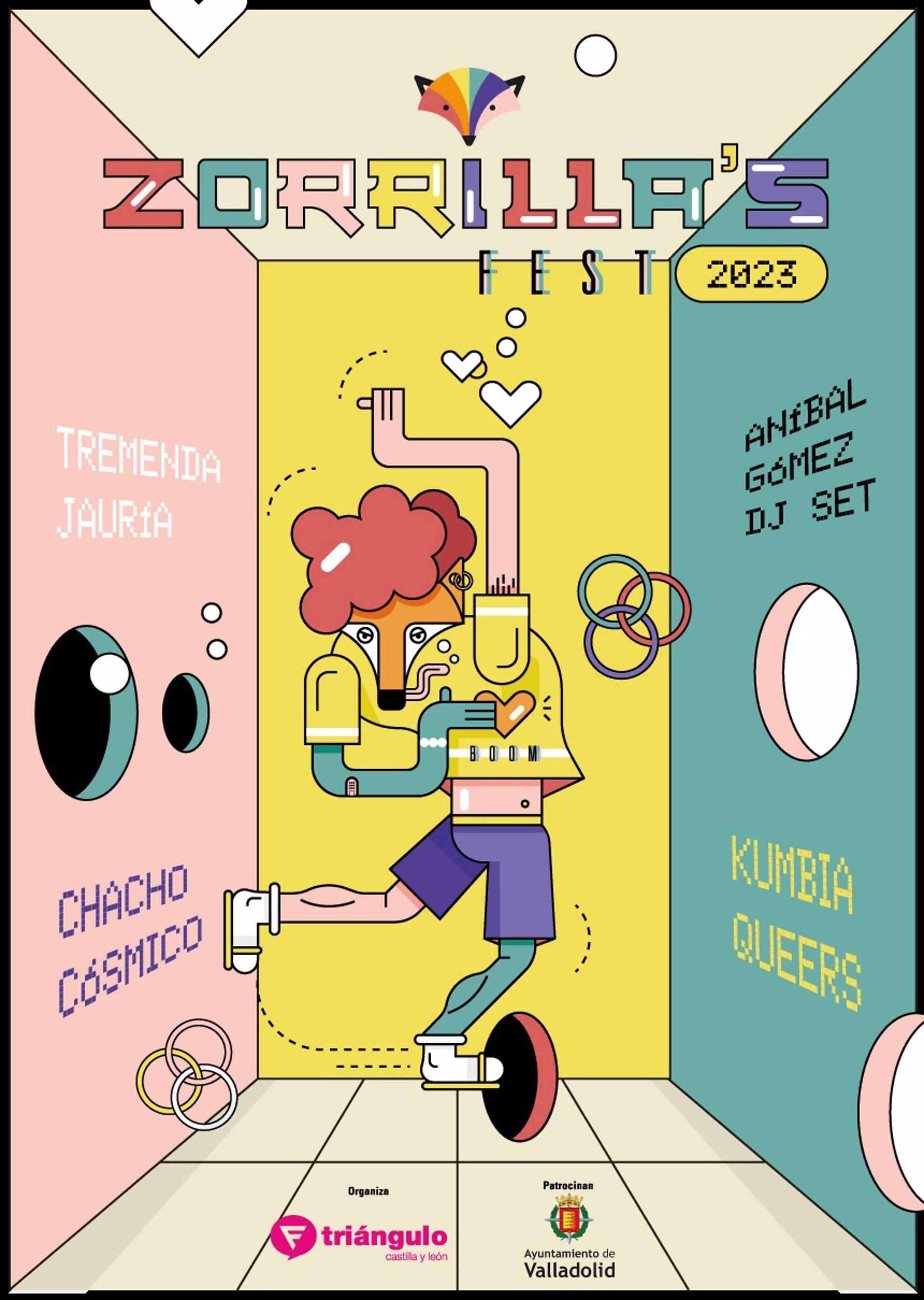 Cartel del Zorrilla's Fest de este año.