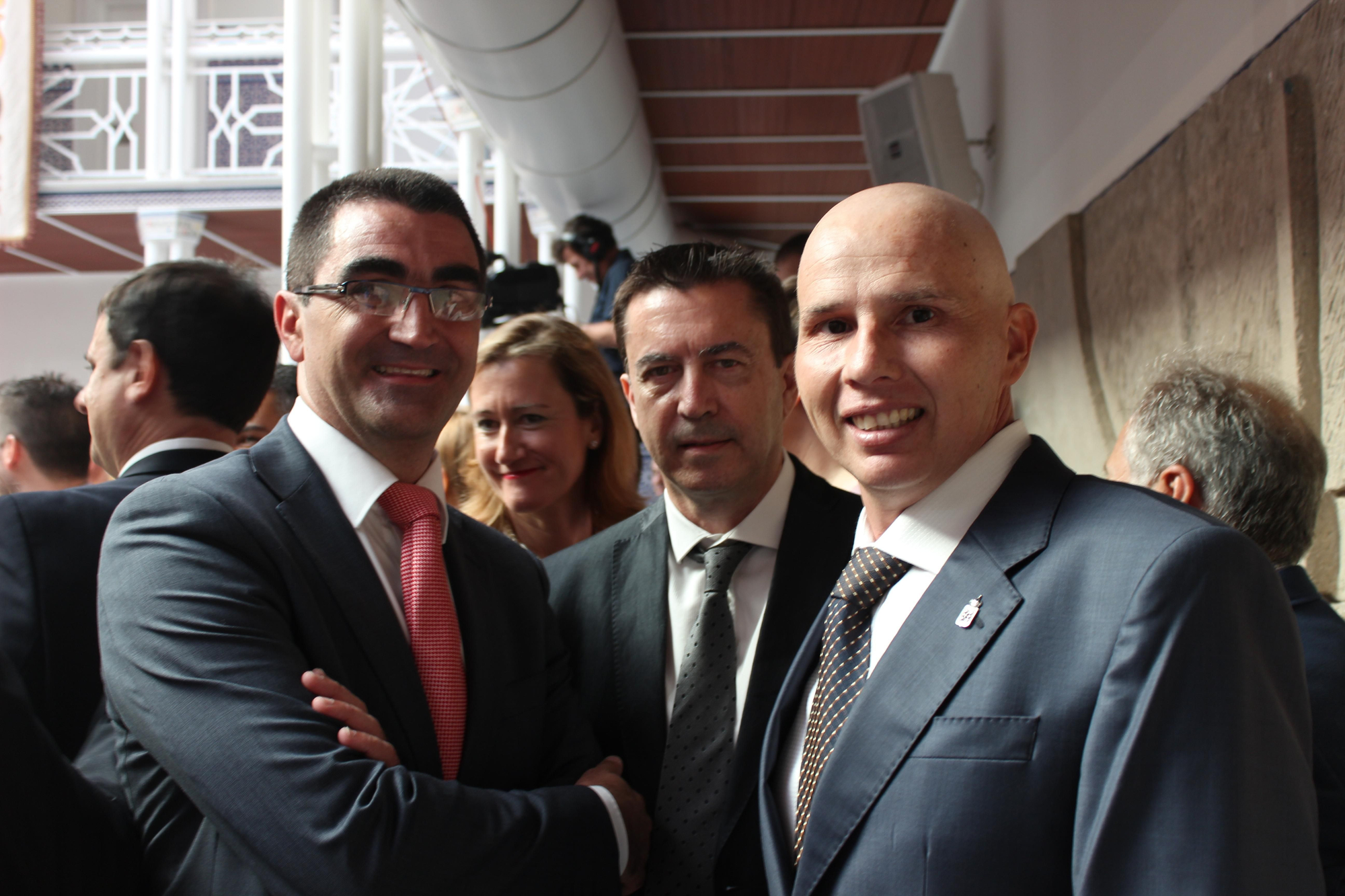 Miguel Ángel López-Morell, Juan José Molina y Mario Gómez, de Ciudadanos / PSS