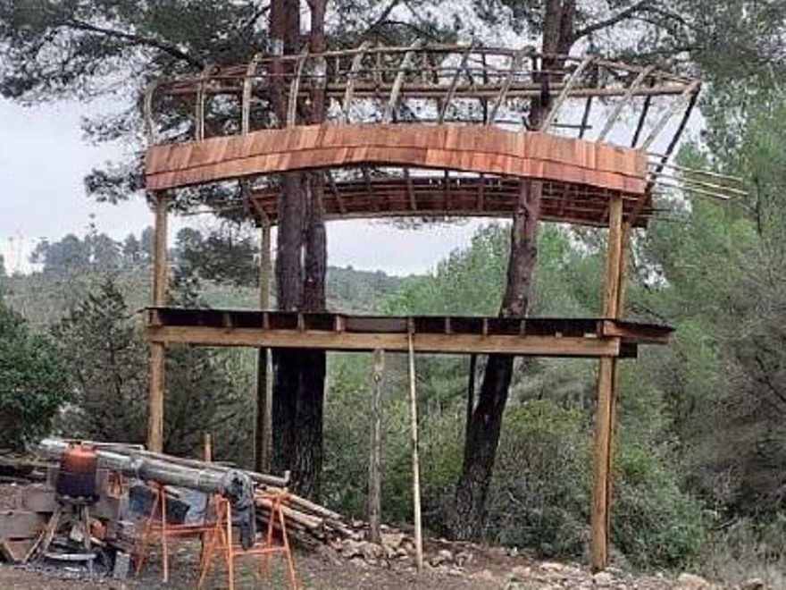 La casita del árbol en Ibiza.