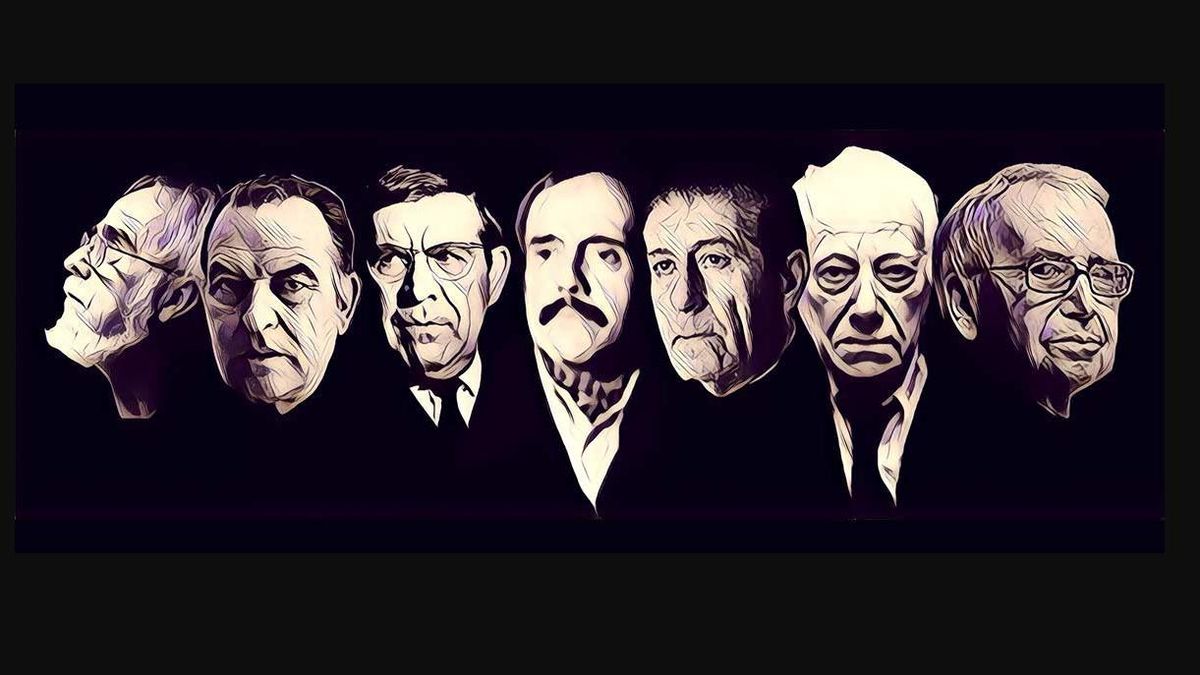 Mural sobre el grupo Cántico.