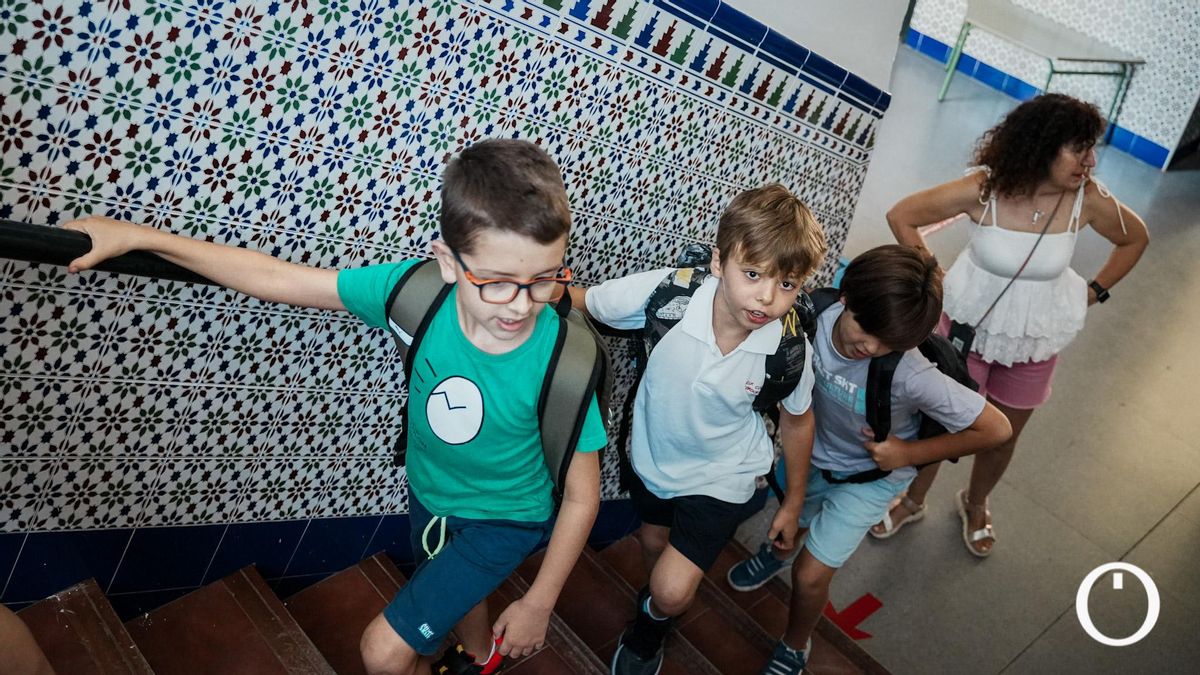La vuelta al cole en el colegio Colón