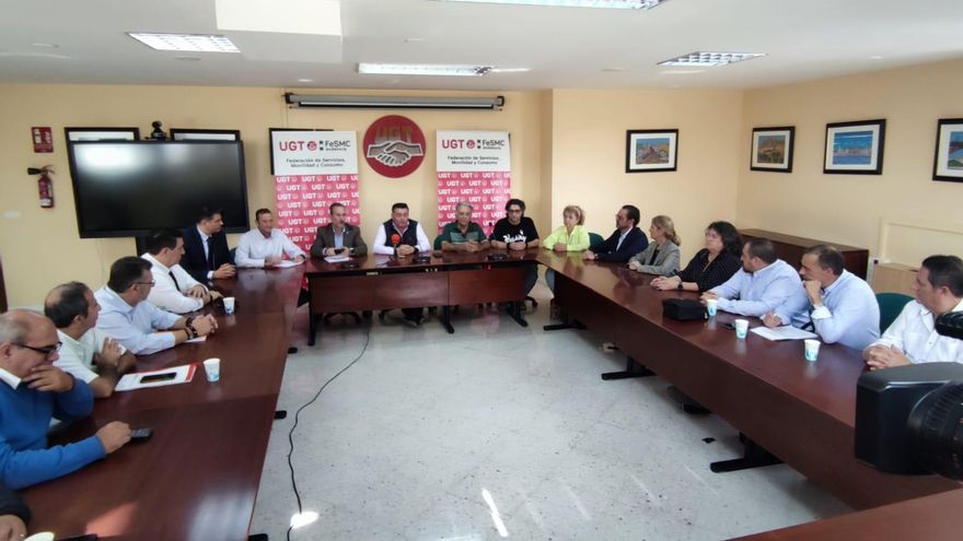 Presentación oficial del convenio, este viernes en la sede de UGT Andalucía