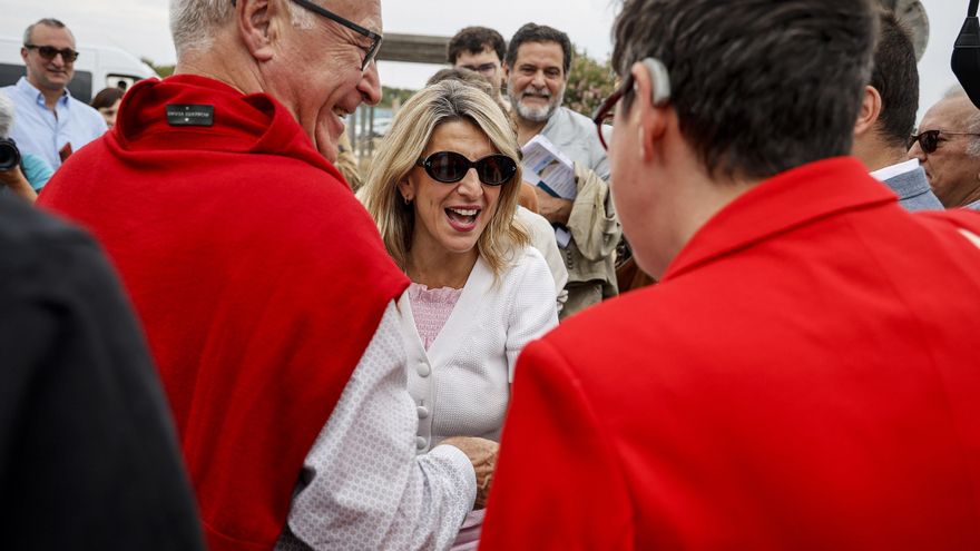 Yolanda Díaz, en la Comunitat Valenciana: pide el voto a Podemos en la Generalitat y apoyo a Compromís en el Ayuntamiento
