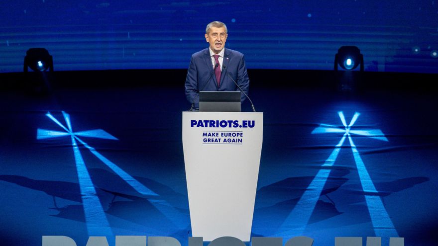 Archivo - El diputado del Parlamento de la República Checa, Andrej Babiš, interviene durante la cumbre ‘Patriots’, en Hotel Marriott Auditorium, a 8 de febrero de 2025, en Madrid (España).
