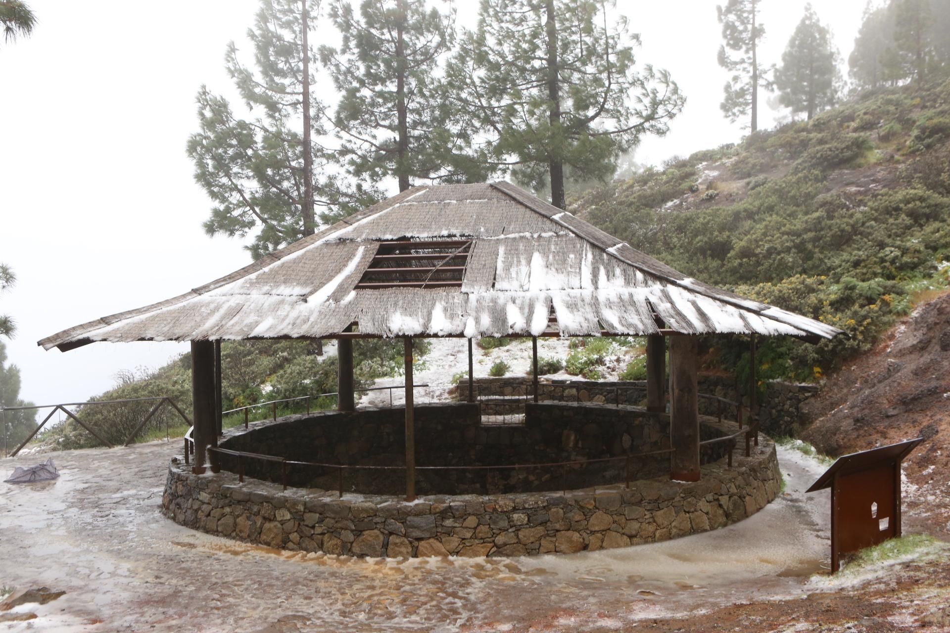 Nieva en la Cumbre de Gran Canaria