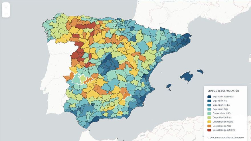 Diez de las once comarcas españolas con despoblación extrema pertenecen al País Leonés, según GeoComarcas