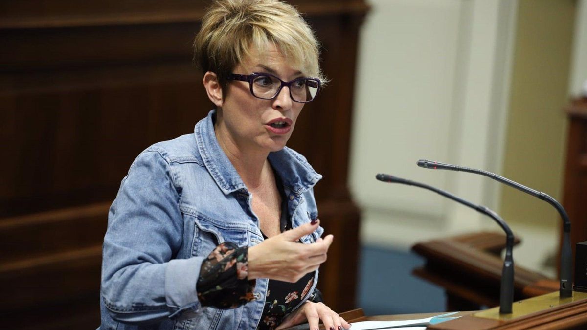 La consejera de Economía, Conocimiento y Empleo del Gobierno de Canarias, Elena Máñez.