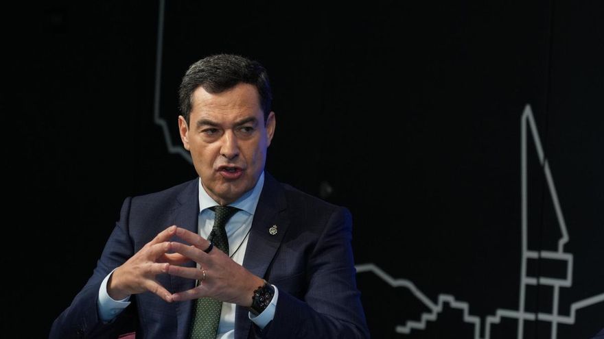 El presidente de la Junta de Andalucía, Juan Manuel Moreno, a 26 de octubre de 2026, en Bilbao.
