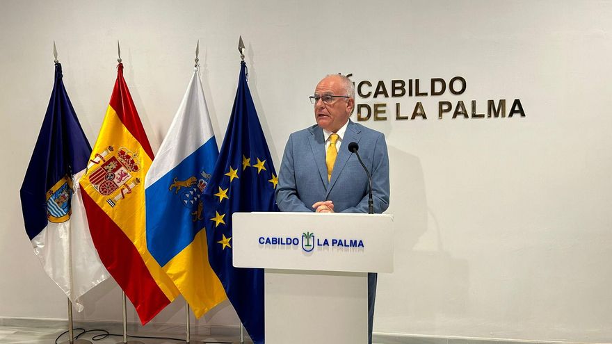 Carlos Cabrera, consejero de Aguas del Cabildo de La Palma.