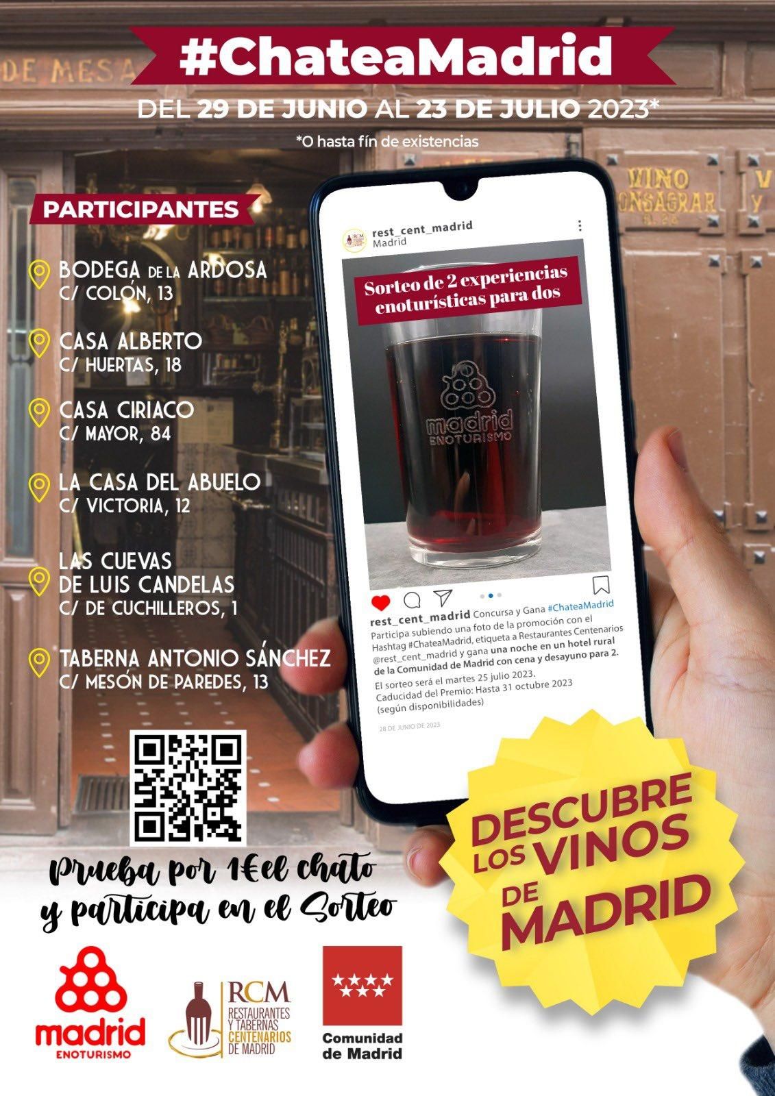 Cartel promocional de #ChateaMadrid