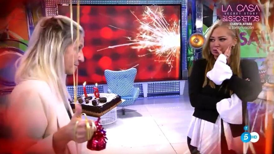 Belén Esteban se enfadó por la broma de regalo de 'Sálvame' por su cumpleaños