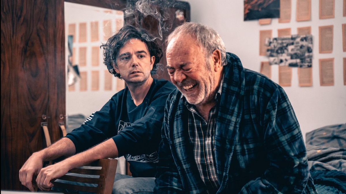Fotograma de la película de Gerald Fillmore junto a Tito Valverde