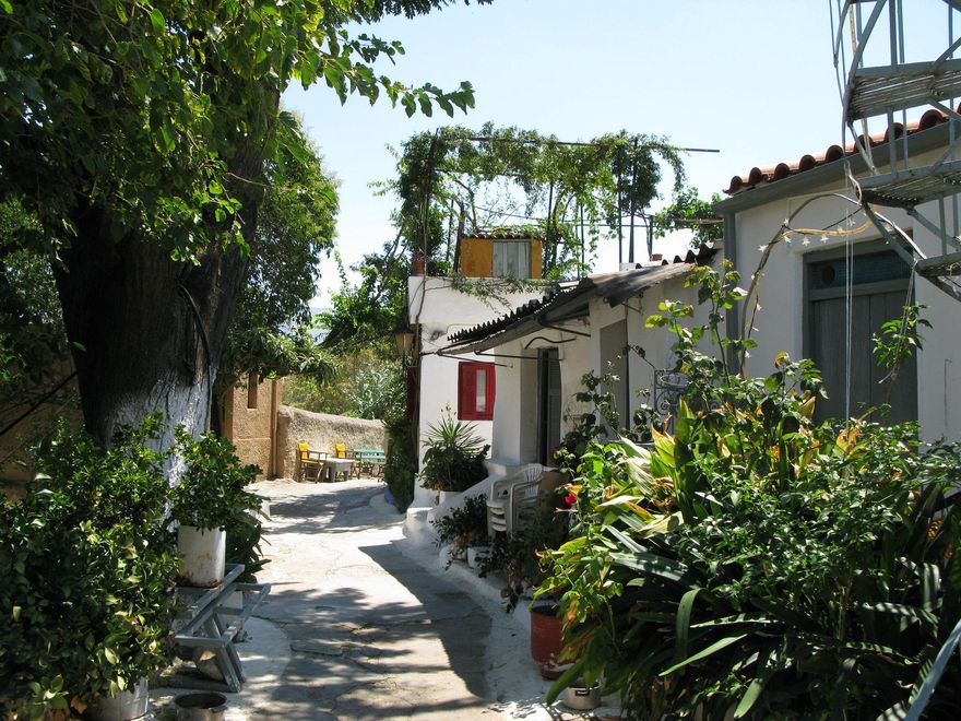 Callejuelas isleñas en Anafiotika.