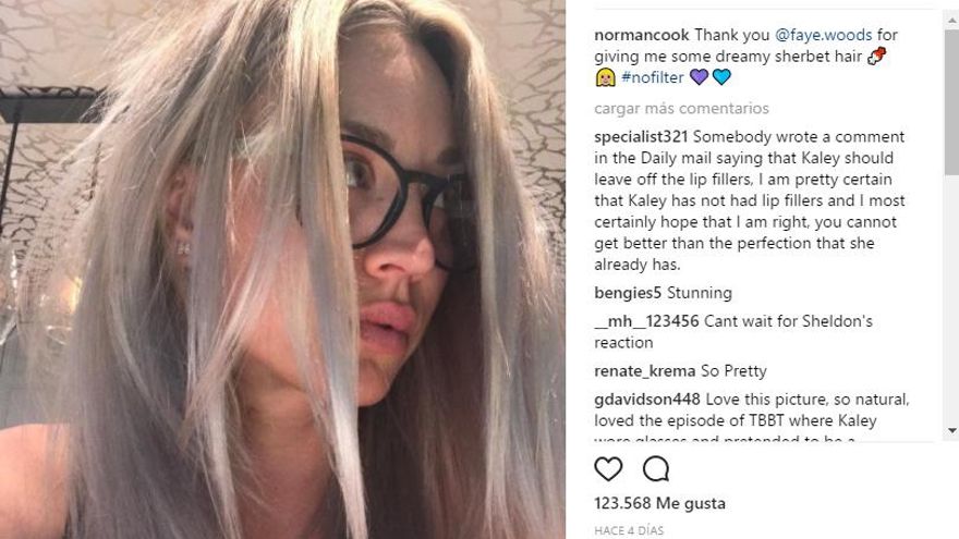Instagram Kaley Cuoco